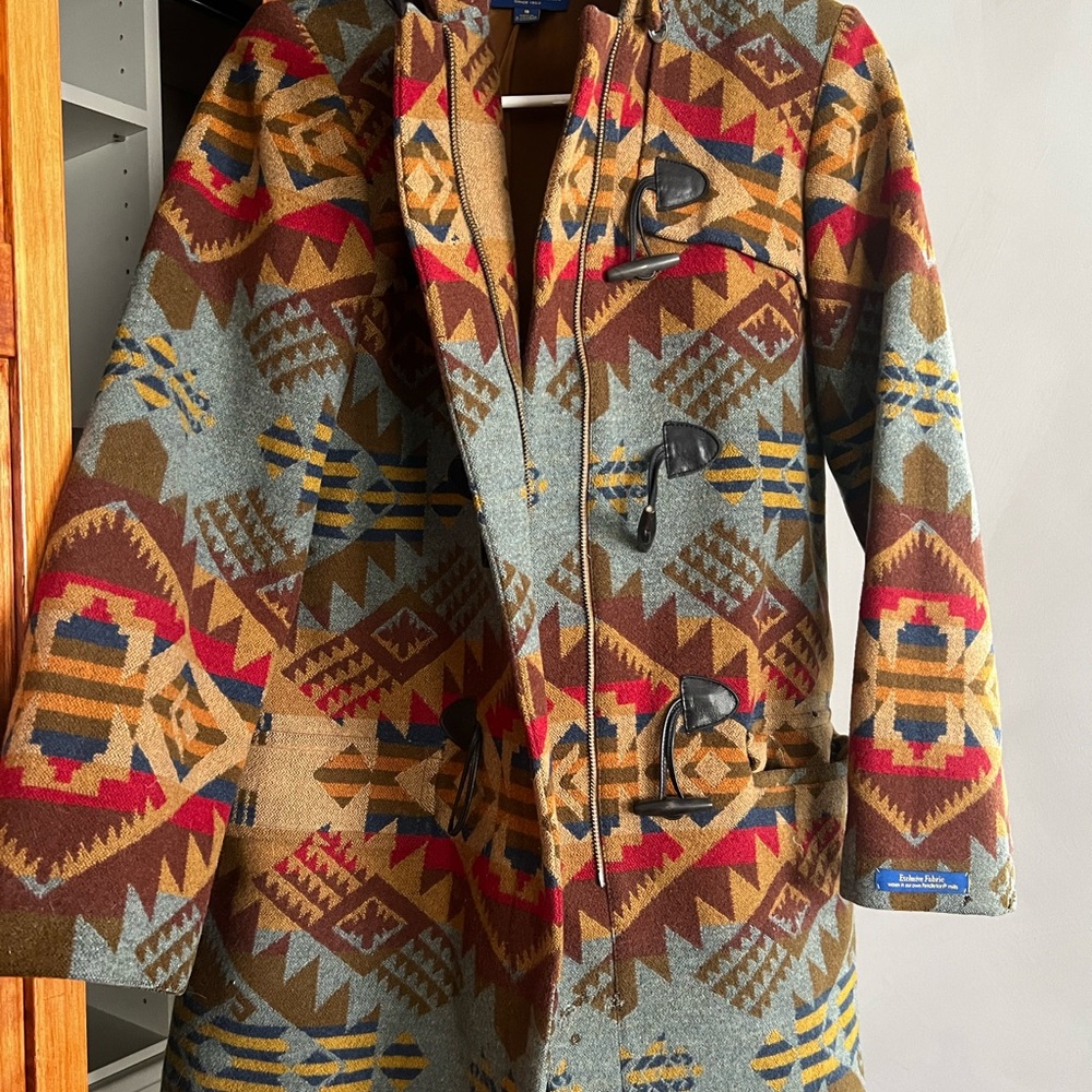 Pendleton Southwestern Style Wool Coat